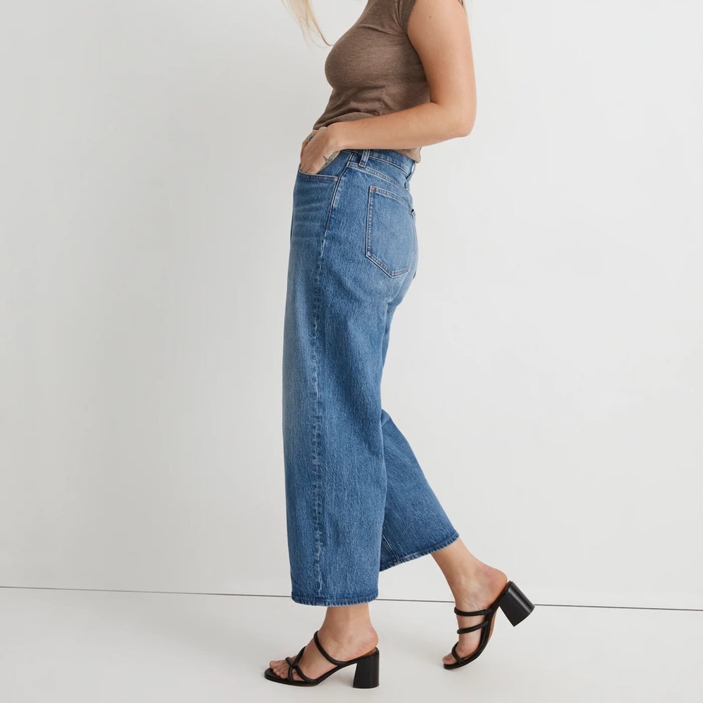 Madewell Curvy Perfect Vintage Wide Leg Crop Jean, size 26
